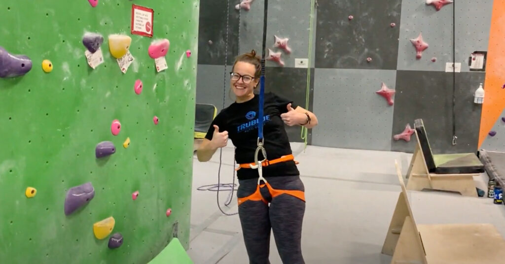 Once you’ve learned the basics, it’s easy to climb on a TRUBLUE Auto Belay. By following these five simple steps, you can get started quickly and keep climbing safely, route after route.